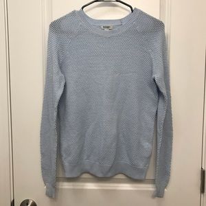 Old Navy Baby Blue Waffle Knit Sweater